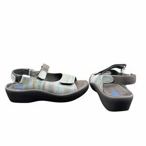Wolky Comfort Sandals EU 40 US 8.5–9 Adjustable Walking Shoes multicolor